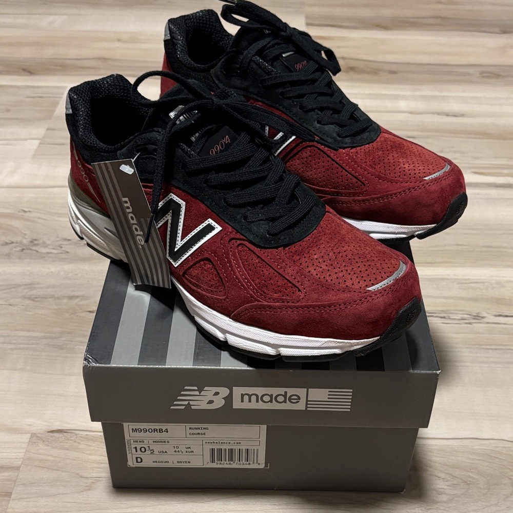 New Balance Made in USA 990v4 black & red US men 10.5